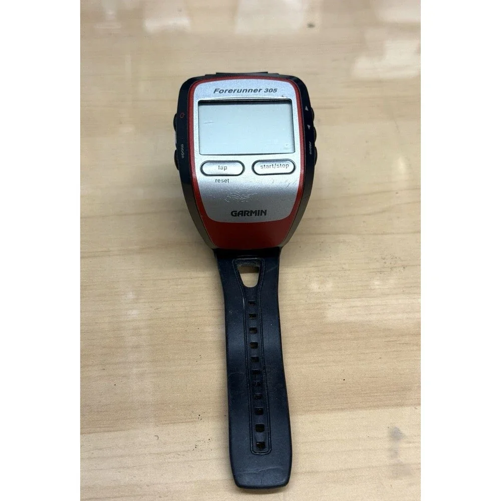 Garmin‎ Forerunner 305 GPS Sports Watch With Heart Rate For Parts Or Repair